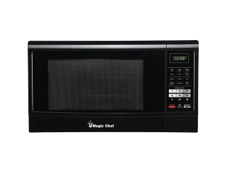 1.6-Cu. Ft. 1100W Countertop Microwave Oven with Push-Button Door in Black