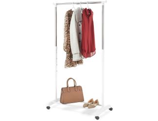 Adjustable Rolling Garment Rack