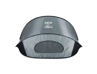 Beach Sayings - Manta Tent - Blue, Beach Don't Kill My Vibe