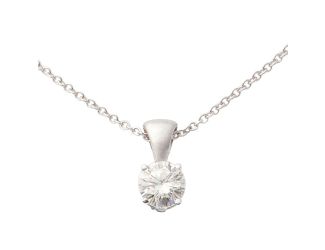 14k White Gold Diamond Necklace .25ct