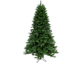 6.5-Ft. Greenland Pine Artificial Christmas Tree with Clear LED String Lighting