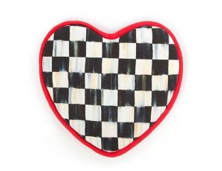 Rosy Check Heart Potholder
