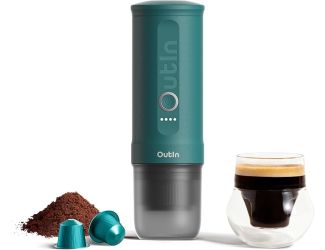 Outin Nano Portable Electric Espresso Machine-Teal
