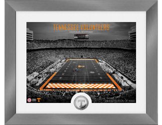 University of Tennessee Volunteers Art Deco Stadium Silver Coin Photo Mint
