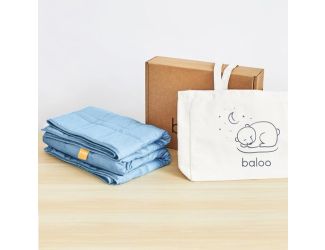 9lb Mini Weighted Throw- Indigo