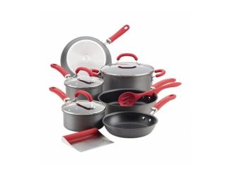 11 - Piece Cookware Set - (Red)