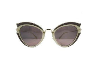 Miu Miu Prada Classic Women's Gray Cat Eye Sunglasses SMU05S