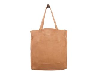 Margie Leather Tote/Shoulder Bag Tan