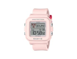 Ladies' Baby-G+PLUS Digital Pink Resin Strap Watch