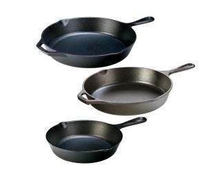 Lodge - 8 Inch, 10.25 Inch, & 12 Inch Skillet Bundle