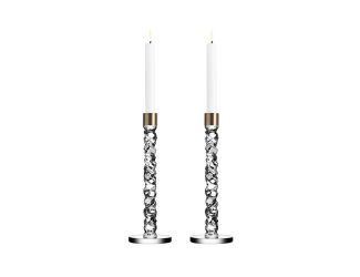 Carat Candlestick Pair Large Brass