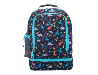 Kids Prints 2-in-1 Backpack & Insulated Lunch Bag Dino