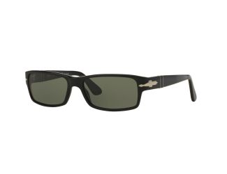 PO2747S Sunglasses - Black/Polarized Crystal Green