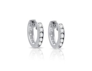 PARIKHS Gold Plated huggie Hoop Earrings in 925 Sterling Silver