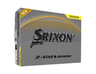 Srixon Z-Star Diamond 3 Tour Yellow Golf Balls - 1 Dozen