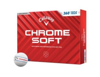 Callaway Chrome Soft 360 Triple Track White 2024 Golf Balls - 1 Dozen