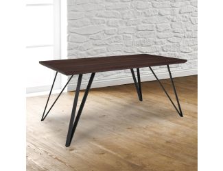 31.5" x 63" Rectangular Dining Table in Dark Ash Finish