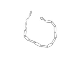 Latonia Cabella created Sterling Silver Geometric Ellipse Chain design Bracelet