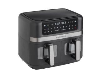 10qt Double UP Dual Basket Air Fryer w/ Easy-View Windows