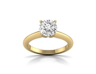 3 CT Round Lab Diamond Solitaire Ring Size 9.5