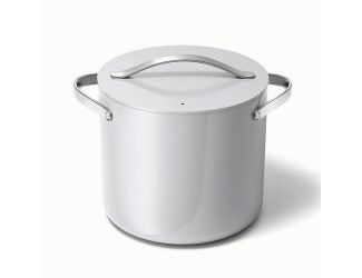 12qt Nonstick Ceramic Stockpot w/ Lid Gray