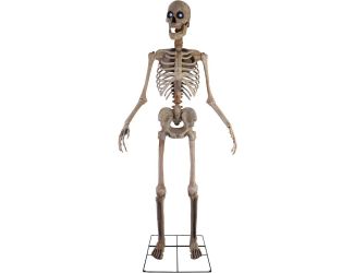 8-Ft. Tall Motion-Activated Towering Skeleton, Premium Talking Halloween Animatronic, Plug-In