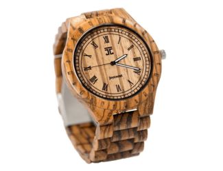 Zebra Max  African Zebrano Wooden Watch