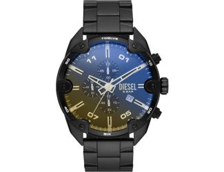 Spiked Chronograph Stainless Steel Watch - (Black Tone)