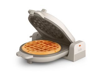 Flip-n-Store Ceramic Waffle Maker Oatmilk