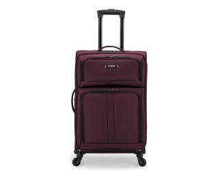 Anzio 26" Softside Expandable Spinner Luggage, Burgundy