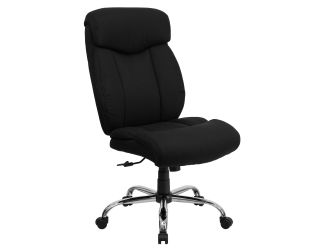 Big & Tall 400 lb. Rated High Back Black Fabric Executive Ergonomic Chair
