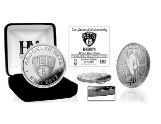 Brooklyn Nets Silver Mint Coin