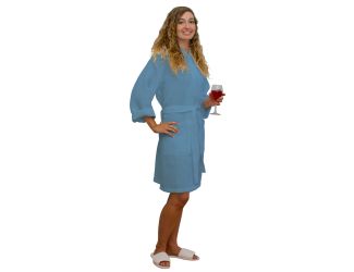 Knee Length Robe 36" - Carolina Blue