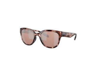 Salina Sunglasses - (Frame) Coral Tortoise; (Lens) Copper Silver Mirror, 580P