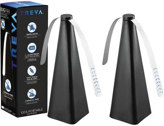 Bug Fan, Fly Deterrent with Holographic Blades to Clear Bugs, Mosquitoes, and Flies.2 pack