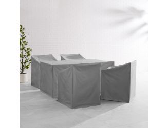 5Pc Outdoor Dining Furniture Cover Set