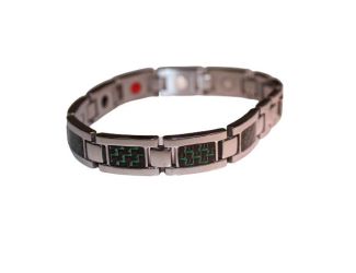 Men's 4-in-1 Therapeutic Stainless Steel Bracelet
