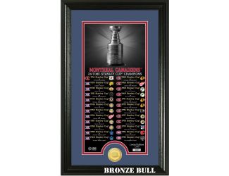 Montreal Canadiens "Legacy" Supreme Bronze Coin Panoramic Photo Mint