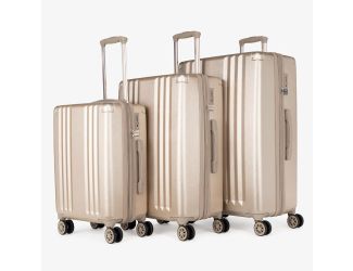 Ambeur 3-Piece Luggage Set - Gold