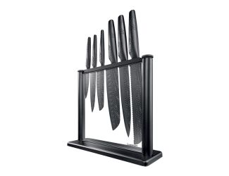 iD3 7pc Black Samurai Gozen Knife Block Set