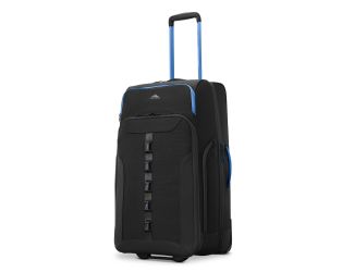 HI-LIFE Medium Wheeled Duffel (BLACK/BLUE)
