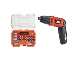 3-Position Rechargeable Screwdriver w/ 42pc Screwdriver Bit Set