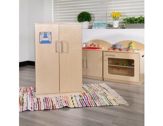 Children's Wood Refrigerator for Commercial or Home Use - Kid Friendly Design