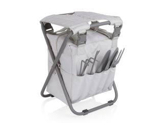 Gardener 2.0 Folding Seat w/ Tools Fog Gray