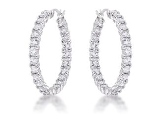 Inside Out Bling Hoop Earrings