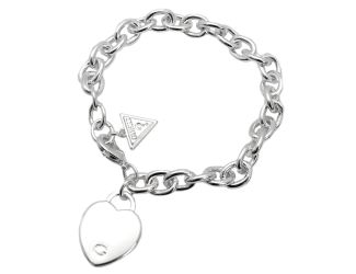 Classic Heart Charm Bracelet - Silver