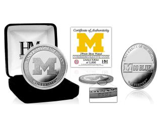 University of Michigan Wolverines Silver Mint Coin