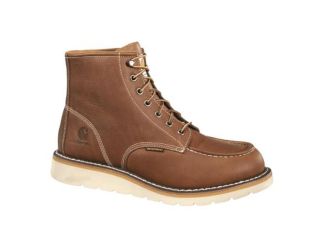 Mens Soft Toe Wedge Boot-Tan-10