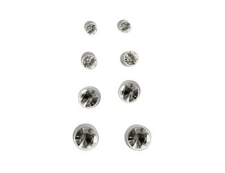 Crystal Four Pair Earring Set