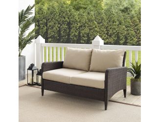 Kiawah Outdoor Wicker Loveseat